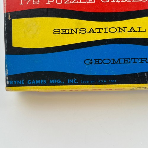 MCM Vintage 1961 Pythagoras 179 Puzzle Games Tangrams #125 Tryne Complete EUC - Picture 6 of 22