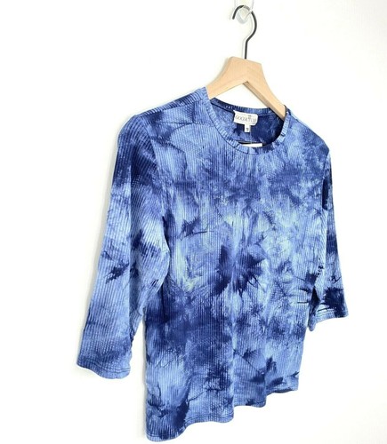 GO COUTURE Girls Tie Dye Shirt (Estimated Size 8 - See Measurements) Blue - NEW - Picture 3 of 6