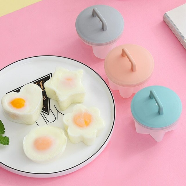 4 pz/set Carino Caldaia Uovo di Plastica Uovo Bracconiere Set Da Cucina Uovo 4 pz/set Carino Caldaia Uovo di Plastica Uovo Bracconiere Set Da Cucina Uovo