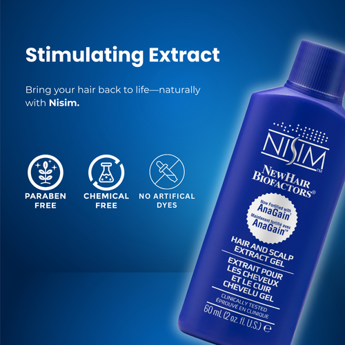 Nisim Hair Loss Treatment Stimulating Extract Gel for Growth with Anagain 60ml - Picture 3 of 5