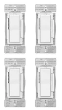 (case of 4) Eaton WFD30-W-BX-L Wi-Fi Smart Universal Dimmer Works with Alexa,
