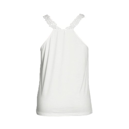 Womens Lace Floral V Neck Vest Tank Tops Ladies Summer Sleeveless Camisole Shirt - Bild 20 von 26