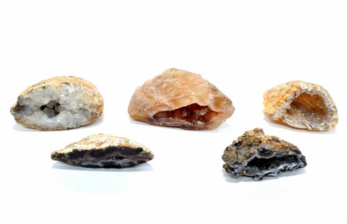 Funkelnder Achatquarz Oco natürliche Geode Edelstein Kristall Mineralcluster Brasilien - Bild 6 von 8