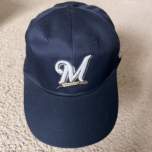 Milwaukee Brewers Baseball Team MLB Hat Cap Adjustable Blue White OSFM - Picture 1 of 7