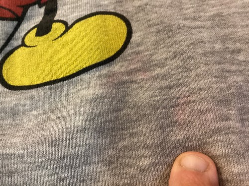 VTG 90’s Mickey Disney Gray Graphic Crewneck USA Sweatshirt SZ Youth M - Cool - Picture 8 of 14