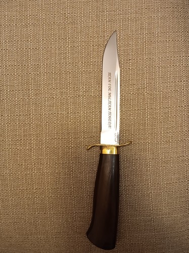 Name Black Messer NR 40. Die Klinge besteht aus robustem Edelstahl X12MF - Bild 4 von 15