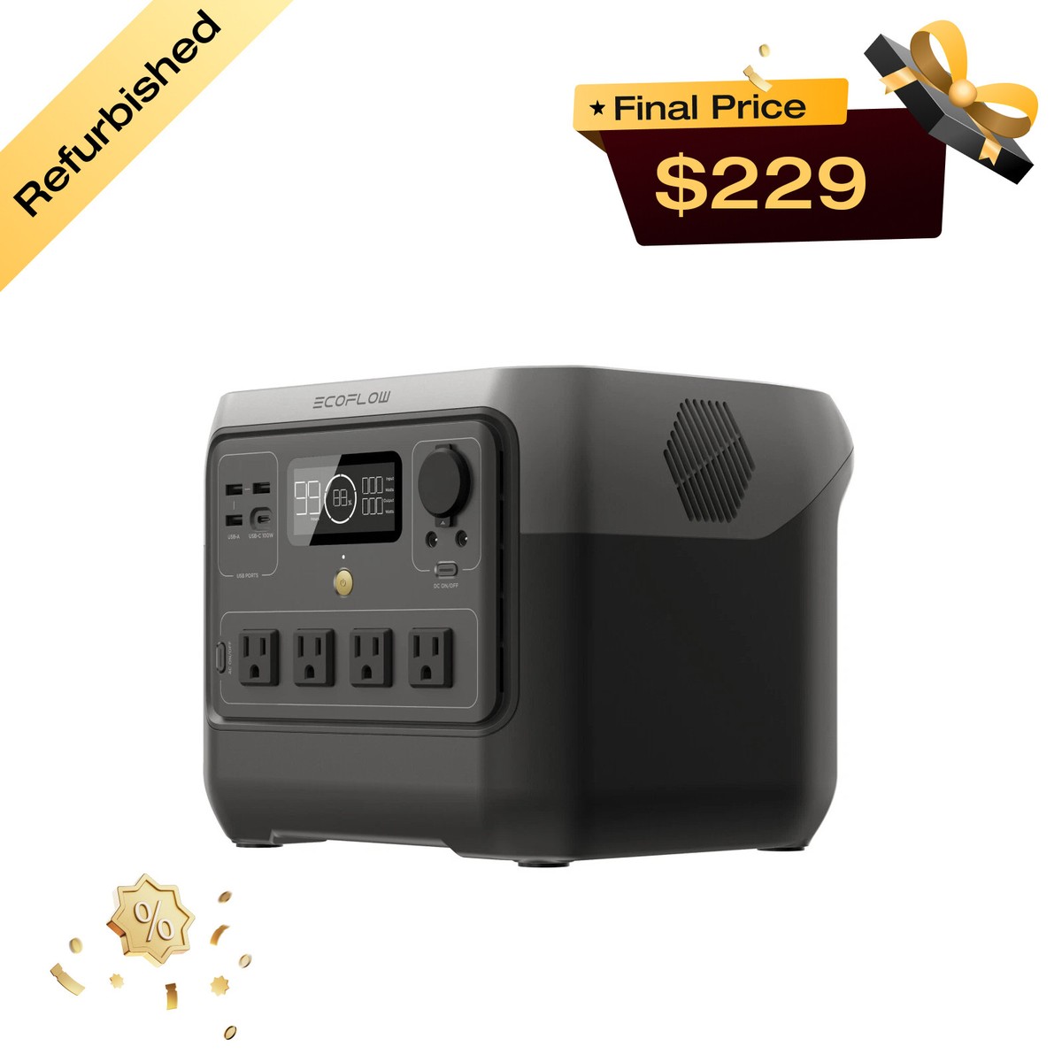 EcoFlow RIVER 2 Pro 768Wh Portable Power Station LFP EcoFlow RIVER 2 Pro 768Wh Portable Power Station LFP