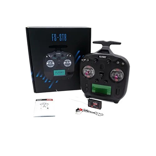 Transmisor de radio FLYSKY 2.4G 8 CANALES/10 CANALES con receptor FS-SR8 para avión RC, coche - Imagen 10 de 10