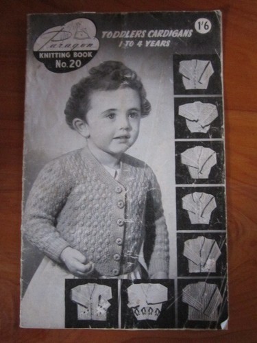 KNITTING PATTERN BOOK PARAGON TODDLER'S CARDIGANS  GREAT **** MUST SEE