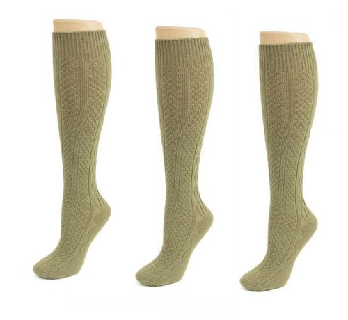 Women and Girls Socks, School and College Uniform Socks, Knee High 3 Pair Socks - 第 94/95 張圖片