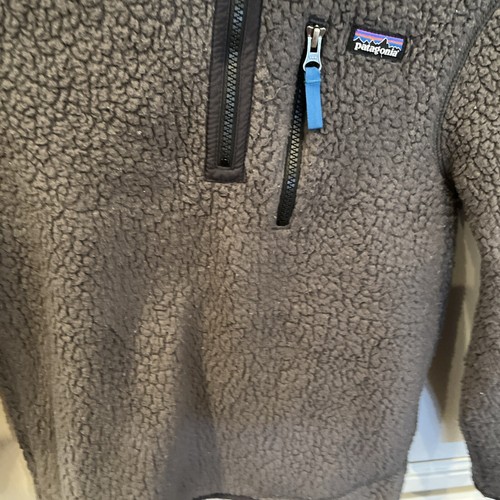 PATAGONIA Youth Better Sweater Size Med 10 Full Zip Jacket Gray Fleece - Picture 2 of 11