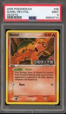 Pokemon Numel EX Deoxys Reverse Holo #68 PSA 9 Mint