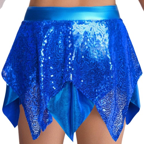 Kids Girls Dress Sparkly Outfit 2 Piece Vest Ans Skirts Gymnastic Competition - Picture 11 of 66
