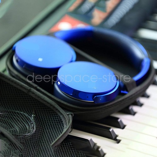 Portable Headphones Case Hard Travel Protective Earphone Carrying Storage Bag C - Bild 12 von 15