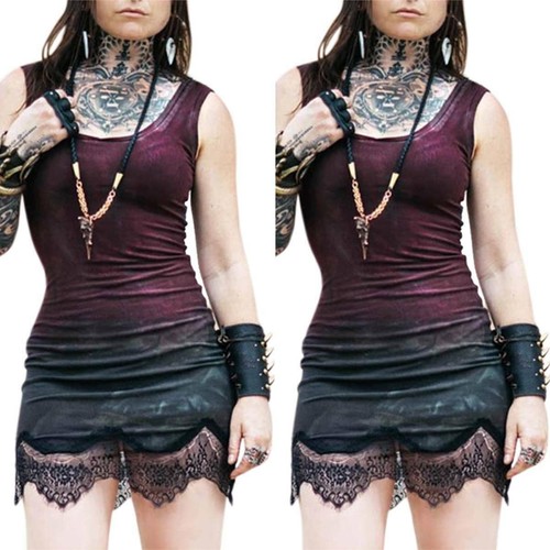 AU Women Cosplay Medieval Renaissance Gothic Costume Party Clothes Fancy Dress ~ - Picture 11 of 18