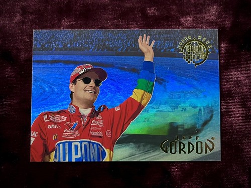 Jeff Gordon 1996 Upper Deck Road Cup Champion NASCAR Auto Racing HOF Refractorđź’™ - Picture 2 of 3
