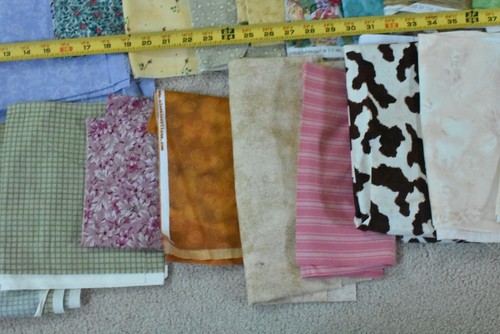 Lot, Quilt Cotton Pieces & Scraps, 3 Pounds & 1 Ounce, S37 - Picture 6 of 7
