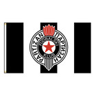 FK Partizan Flag Zastava Polyester 90x150cm or 60x90cm/2x3ft or 3x5ft