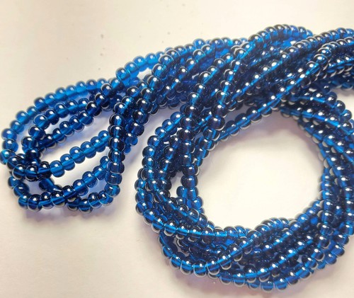 Cuentas de semillas de vidrio checo talla 6/0 ""AZUL MONTANA - Imagen 4 de 6