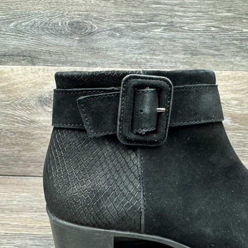 Munro Womens Leather Booties Zip Ankle Boots Shoes Size 7 Callie Suede - Picture 2 of 17