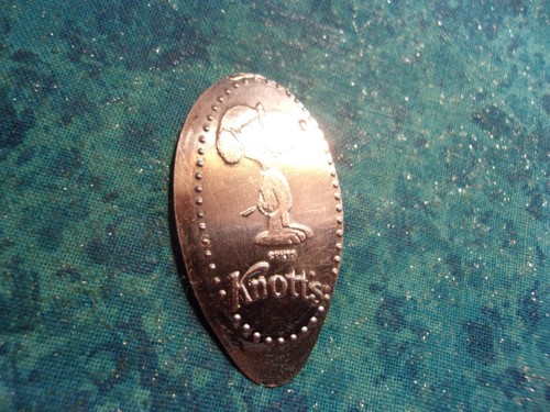 SNOOPY KNOTT'S Elongated Pressed Smashed Penny 10