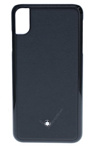 MONTBLANC Sartorial Handyhülle schwarz für Apple iPhone XS MAX 124895 - Bild 1 von 5