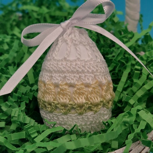 Crochet Covered Eggs for Easter Spring Decor Handmade - Bild 5 von 7