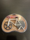 Bicycle Pizza Cutter TOUR de PIZZA Dual Stainless Steel Non-Stick Cutter