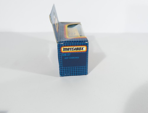 Matchbox MB-27 Jeep Cherokee Forest Ranger Diecast Modelo Coche En Caja De Colección B2 - Imagen 2 de 3