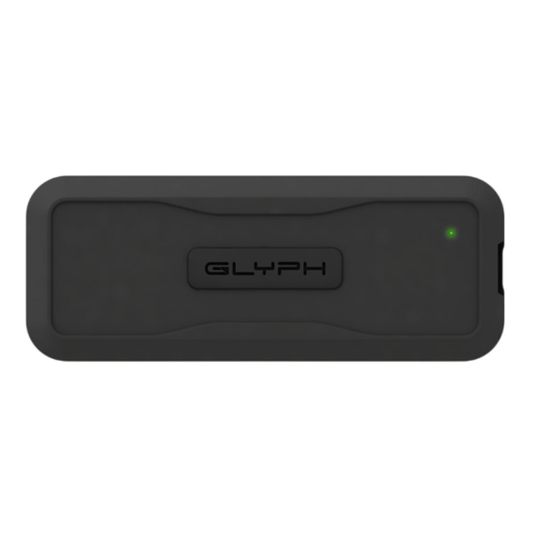 Твердотельный накопитель Glyph Atom EV NVMe черного цвета емкостью 4 ТБ со скоростью передачи данных 1000 Мбит/с