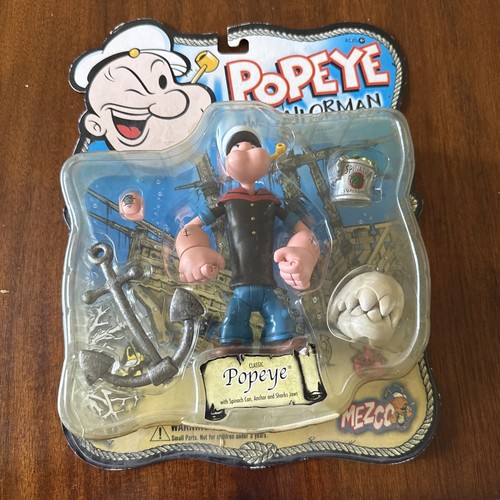Popeye The Sailorman Classics Action Figure NIB 2001 Mezco - Picture 1 of 6