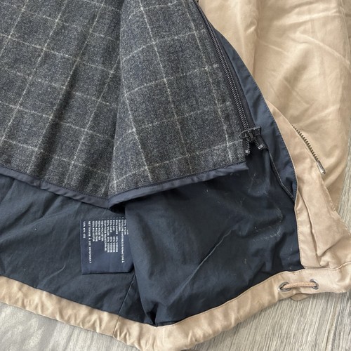 De colección. Chaqueta Nautica Bronceada Granero Tareas Lana Forro Extraíble Gran Tamaño Para Hombre’s Grande - Imagen 6 de 13