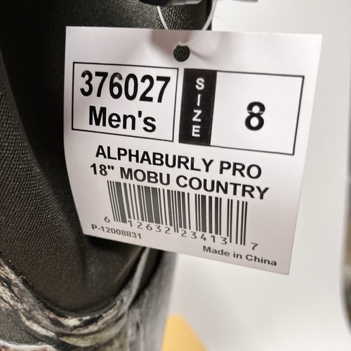 Lacrosse Alphaburly Pro 18" Mossy Oak 376027 Waterproof Hunting Boots Size 8-13 - Picture 17 of 25