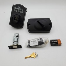 SCHLAGE BE365 CAM 622 Keypad Electronic Deadbolt, Matte Black