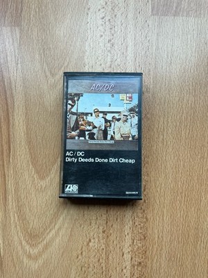 AC/DC Dirty Deeds Done Dirt Cheap Atlantic K450 323 Cassette