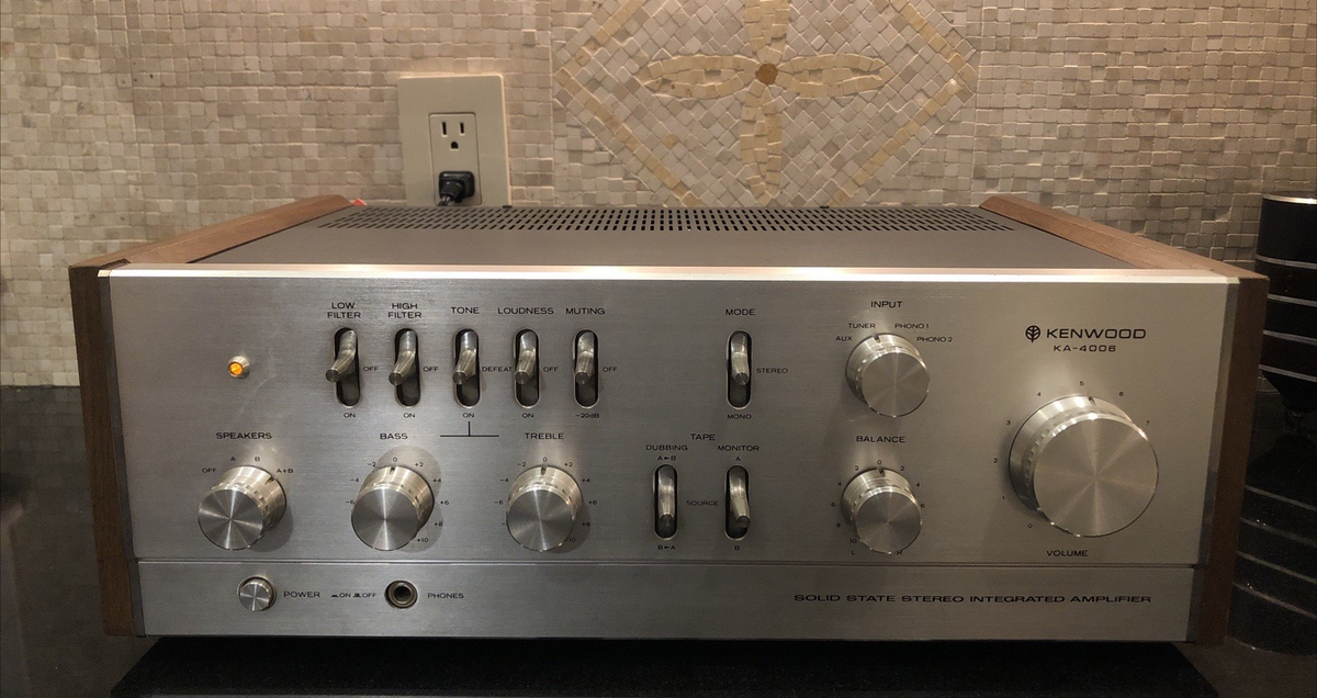 Kenwood KA-4006 Stereo Integrated Amplifier Perfect Working