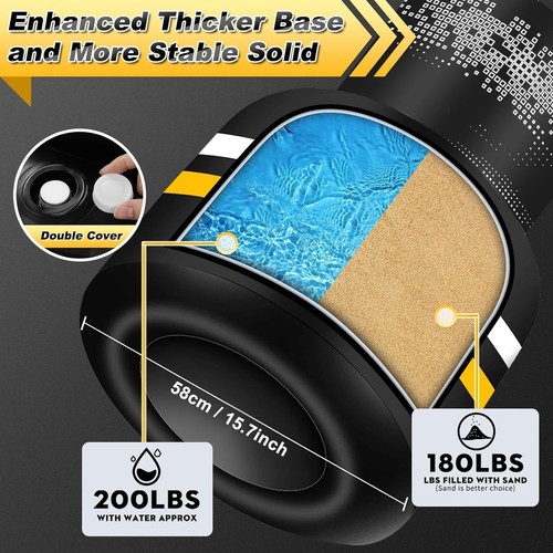 Boxsack Erwachsene 180cm Upgraded selbst aufblasen schweren Boxsack mit Boxh... - Bild 5 von 9