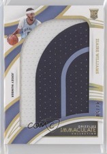 2021 Panini Immaculate Jersey Number /50 Ziaire Williams Rookie Jumbo Patch RC