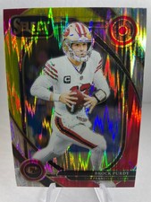 2024 Select Brock Purdy Club Red and Yellow Prizm Shock #226 49ers