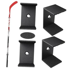 Hockey Stick Display Holder Wall Mount, Hockey Stick Storage Rack, Ice 4 PCS