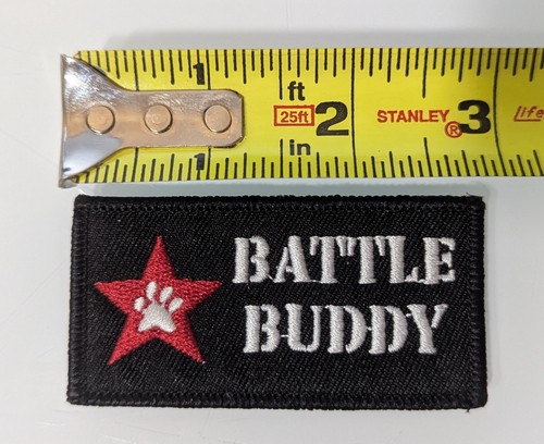 Battle Buddy International Iron On Patch Working Service Dog 3" x 1.75" - Picture 3 of 4