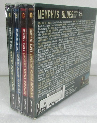 MEMPHIS BLUES 4 CD BOX-SET NEW Howling Wolf Rosco Gordon Rufus Thomas - Picture 2 of 8