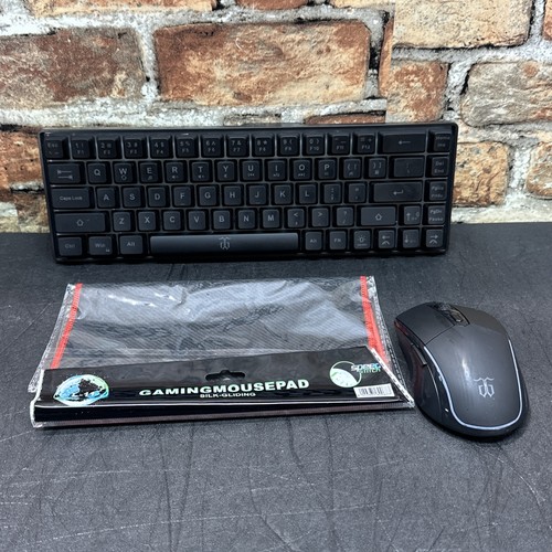 Snpurdiri Wireless Gaming Keyboard, Mouse & Mouse Pad. LED Included On Keyboard. - 第 1/8 張圖片