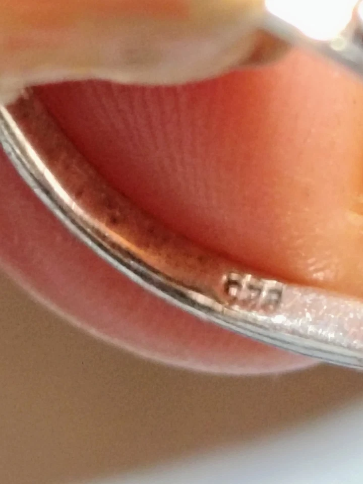 Кольцо с драгоценным камнем юго-западное серебро 925 пробы бирюза размер 5,5 - Изображение 4 из 4