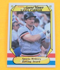 1987 Fleer Award Winners #28 Lance Parrish