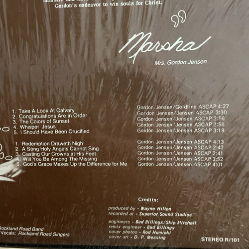 Gordon Jensen Whisper Jesus Gospel LP Detroit MI - Bild 5 von 11