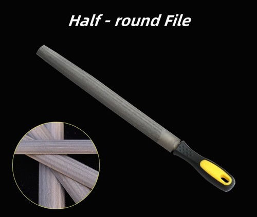 Metal File Set of 5pcs 8" High Carbon Steel Cut Hand Rasp with Plastic Handle US - Picture 7 of 11