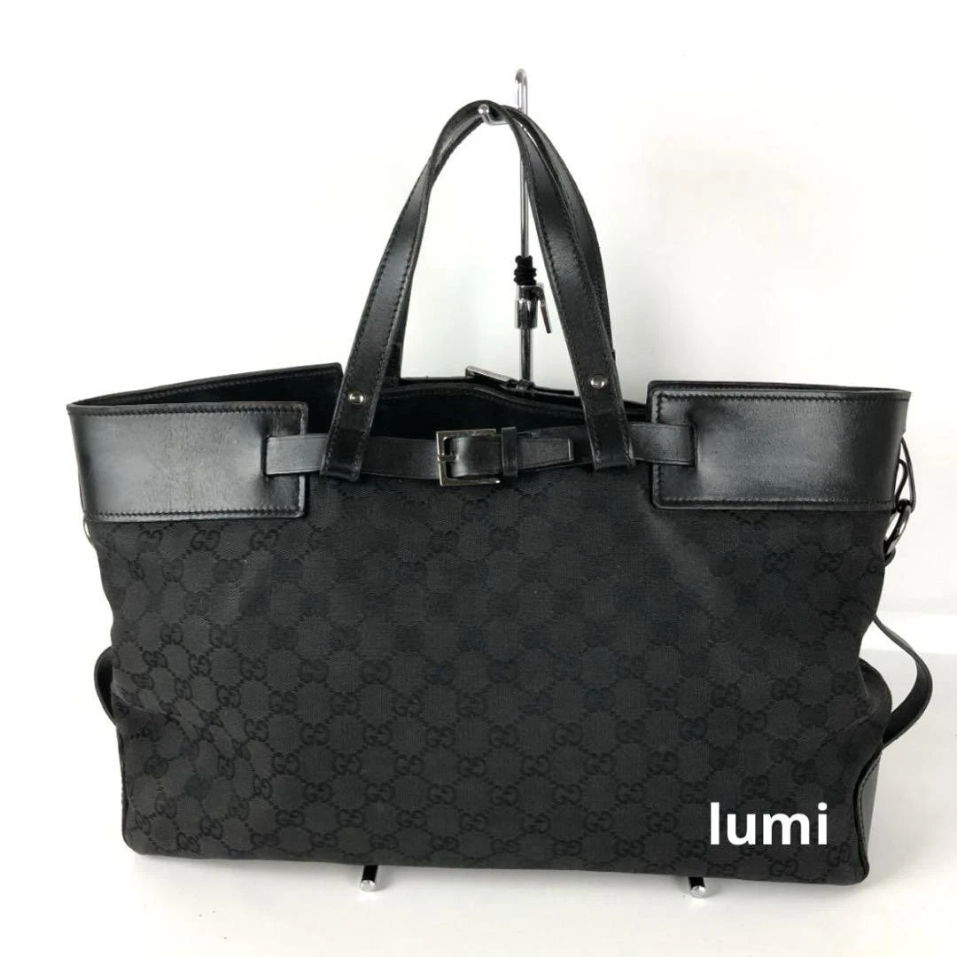 Sac à main Gucci GG toile noire femme marque s