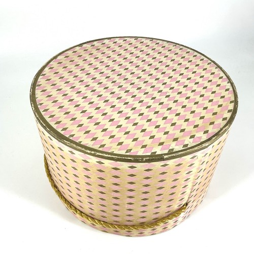 Vintage Allen’s Hat Box Shop Of Originals Pink and Gold - Picture 8 of 9