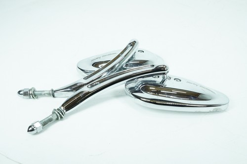 2004 Harley Softail FLSTCI Heritage OEM Left Right Rear View Mirror 92096-05 - Picture 10 of 18